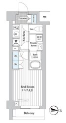 プレール・ドゥーク新宿WESTの物件間取画像